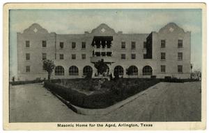 Primary view of object titled 'Masonic Home for the Aged, 1921'.