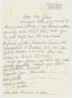 Letter: [Letter from Jame Fielder Heath to Mrs. Percy Jones - February 9, 197…