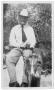 Thumbnail image of item number 1 in: '[Watt Matthews Seated Outside with a Dog]'.