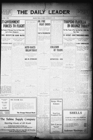 Primary view of object titled 'The Daily Leader (Orange, Tex.), Vol. 2, No. 219, Ed. 1 Tuesday, November 9, 1909'.