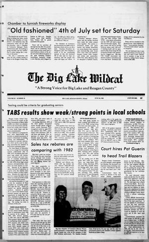 Primary view of object titled 'The Big Lake Wildcat (Big Lake, Tex.), Vol. 58, No. 26, Ed. 1 Thursday, June 30, 1983'.