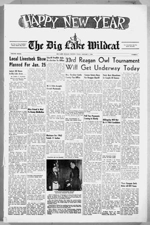 Primary view of object titled 'The Big Lake Wildcat (Big Lake, Tex.), Vol. 39, No. 1, Ed. 1 Thursday, January 2, 1964'.