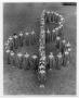 Photograph: Choir members posing in formation