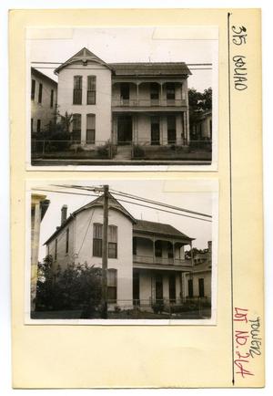 Primary view of object titled '315 Goliad Lot No. 264-multi-family dwelling'.