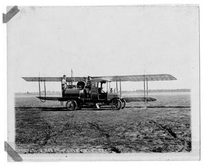 Primary view of object titled '[Biplane Fueling at Love Field]'.