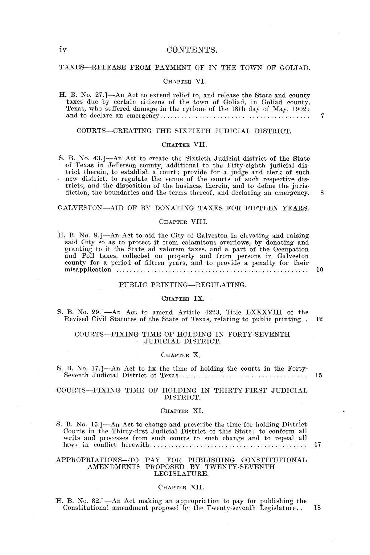 The Laws of Texas, 1903-1905 [Volume 12]
                                                
                                                    [Sequence #]: 6 of 1968
                                                