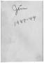 Thumbnail image of item number 2 in: '[James Edgar Sutherlin - 1943-1944]'.