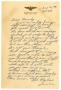 Thumbnail image of item number 1 in: '[Letter by James Sutherlin to his family - 08/16/1943]'.