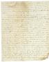 Thumbnail image of item number 2 in: '[Letter from Manuel to Veramendi, September 30, 1829]'.