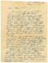 Primary view of [Letter by James E. Sutherlin to his parents - 05/10/1945]