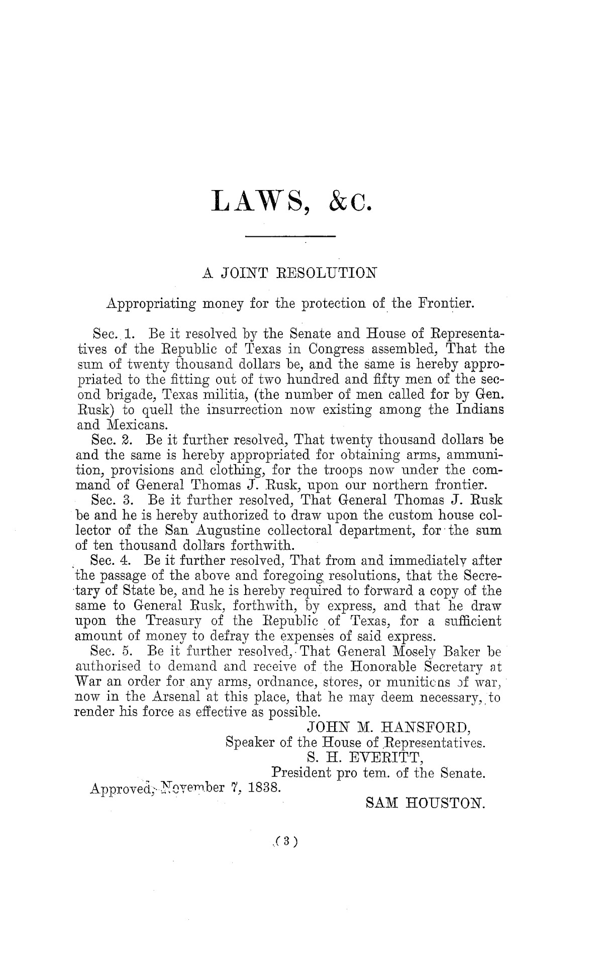 The Laws of Texas, 1822-1897 Volume 2
                                                
                                                    3
                                                