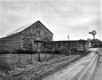 Photograph: [Adam R. Johnson House, (Southwest oblique of barn)]
