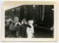 Photograph: [Soldiers Drinking From their Tin Cans]