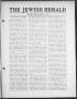 Thumbnail image of item number 3 in: 'The Jewish Herald (Houston, Tex.), Vol. 2, No. 29, Ed. 1, Thursday, March 31, 1910'.