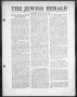 Newspaper: The Jewish Herald (Houston, Tex.), Vol. 2, No. 37, Ed. 1, Thursday, M…