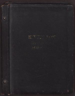Primary view of object titled 'Book "A," Minutes of the City of Rio Grande, Starr County, Texas'.