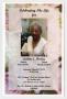 Primary view of [Funeral Program for Lurline E. Mosley, March 29, 2014]