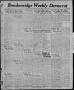 Thumbnail image of item number 1 in: 'Breckenridge Weekly Democrat (Breckenridge, Tex), No. 1, Ed. 1, Friday, August 13, 1926'.