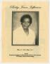 Thumbnail image of item number 1 in: '[Funeral Program for Betty Jean Jefferson]'.