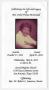 Pamphlet: [Funeral Program for Ethel Vivian McDonald, May 6, 2015]