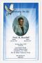Primary view of [Funeral Program for Pearl M. Marshall, May 5, 2015]