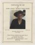 Thumbnail image of item number 1 in: '[Funeral Program for Louise King Smith, April 20, 2013]'.