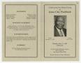 Thumbnail image of item number 3 in: '[Funeral Program for James Clay Pinchback, May 13, 1999]'.