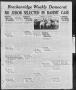 Primary view of Breckenridge Weekly Democrat (Breckenridge, Tex), No. 24, Ed. 1, Friday, January 20, 1928