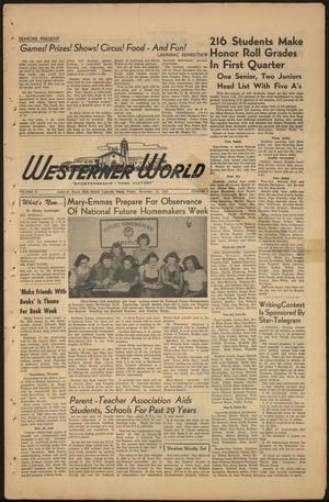 Primary view of object titled 'The Westerner World (Lubbock, Tex.), Vol. 17, No. 9, Ed. 1 Friday, November 10, 1950'.