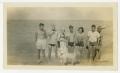 Photograph: [Photograph of the Party on the Beach at Bayside, Texas]
