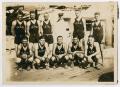 Photograph: [Photograph of the U.S.S. Texas Basketball Team]