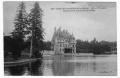 Postcard: [Postcard of Castle with Terrace on Pond]