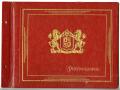 Primary view of [Red Scrapbook with Gold Cord]