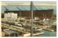 Primary view of [Postcard of Construction at Saint-Nazaire Shipyard]