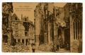 Primary view of [Postcard of Church in Ruins in Arras, France]
