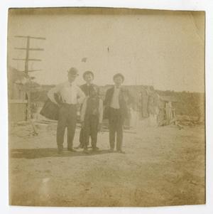 Primary view of object titled '[Men in Abilene, Texas]'.
