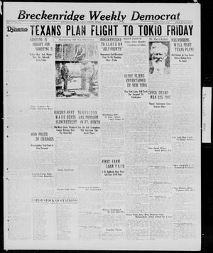 Primary view of object titled 'Breckenridge Weekly Democrat (Breckenridge, Tex.), Ed. 1, Thursday, July 2, 1931'.