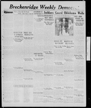 Primary view of object titled 'Breckenridge Weekly Democrat (Breckenridge, Tex.), Ed. 1, Thursday, August 6, 1931'.