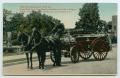 Postcard: [Postcard of a Horse-Drawn Fire Engine]