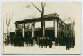 Postcard: [Postcard with a Photograph of a Garage Fire in Chicago]