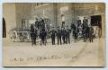 Postcard: [Fort Worth Firemen Company with Wagons]