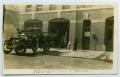 Thumbnail image of item number 1 in: '[Truck Outside New Haven Fire Station]'.