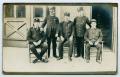 Primary view of [Postcard of Five Fire Fighters]