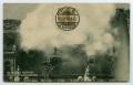 Primary view of [Postcard of a Burning Rooftop, Berlin, Germany]