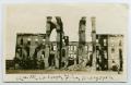 Photograph: [Photograph of a Badly Damaged Building at Texas A&M]