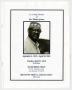 Primary view of [Funeral Program for Thomas Greene, April 27, 2010]