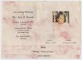 Thumbnail image of item number 1 in: '[Funeral Program for Jean A. Bowens, February 22, 1999]'.