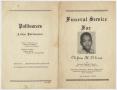 Thumbnail image of item number 3 in: '[Funeral Program for Clifton M. Ellison, March 18, 1967]'.