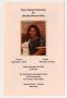 Pamphlet: [Funeral Program for Dorothy Renee Griffin, November 16, 2012]