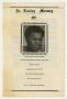 Primary view of [Funeral Program for David Alvin Harris, February 12, 1975]